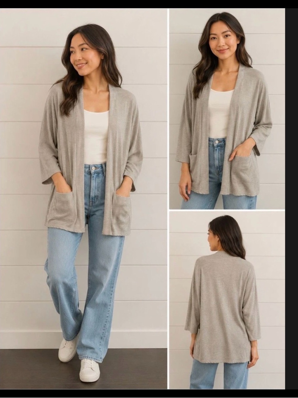 DONNI. Anthropologie Sandwash Cardigan